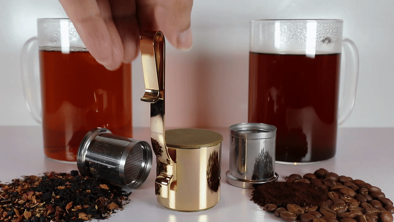 Just add loose tea leaves and hot water
